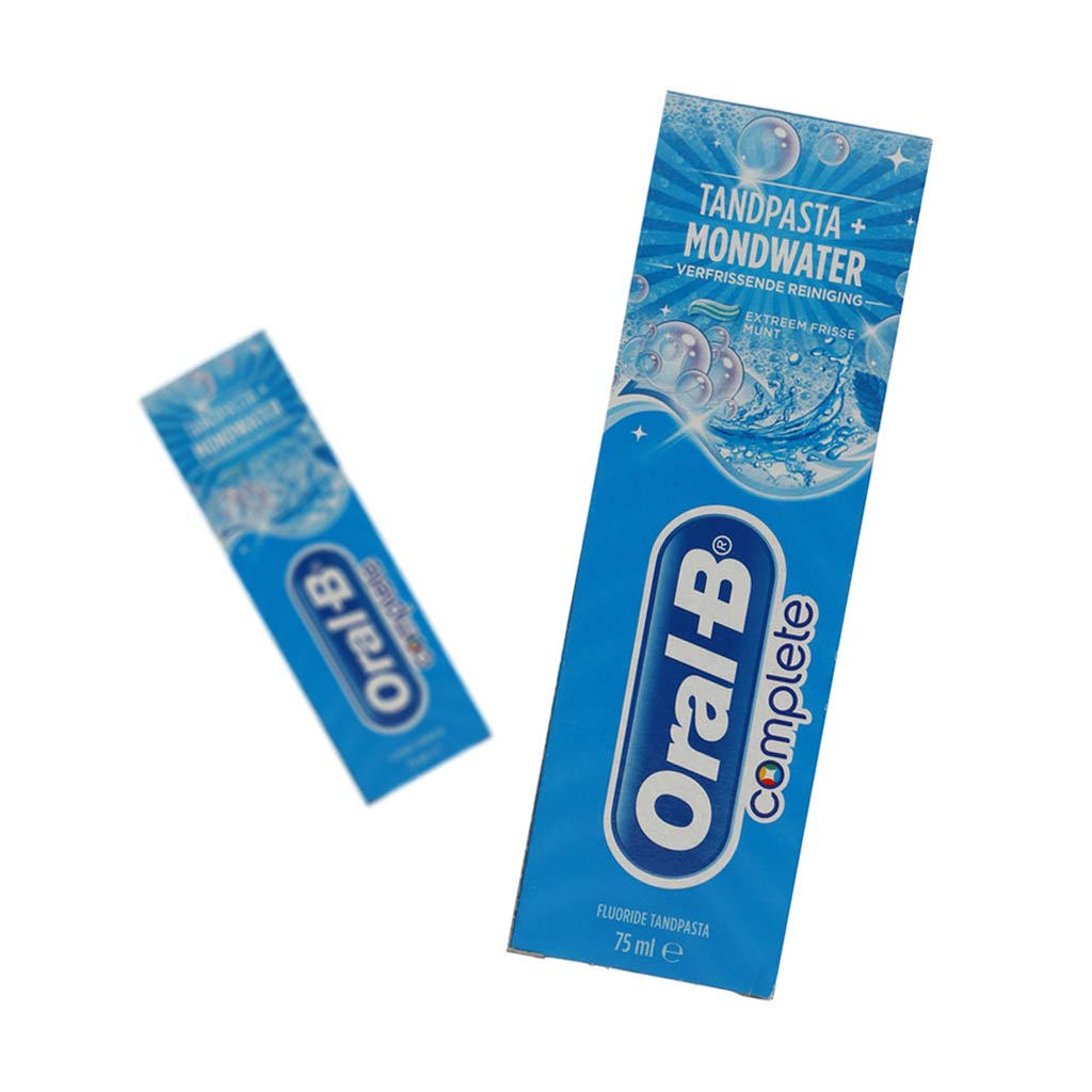 خمیر دندان اورال-بی سری Complete مدل TANDPASTA-MONDWATER حجم 75 میلی لیتر