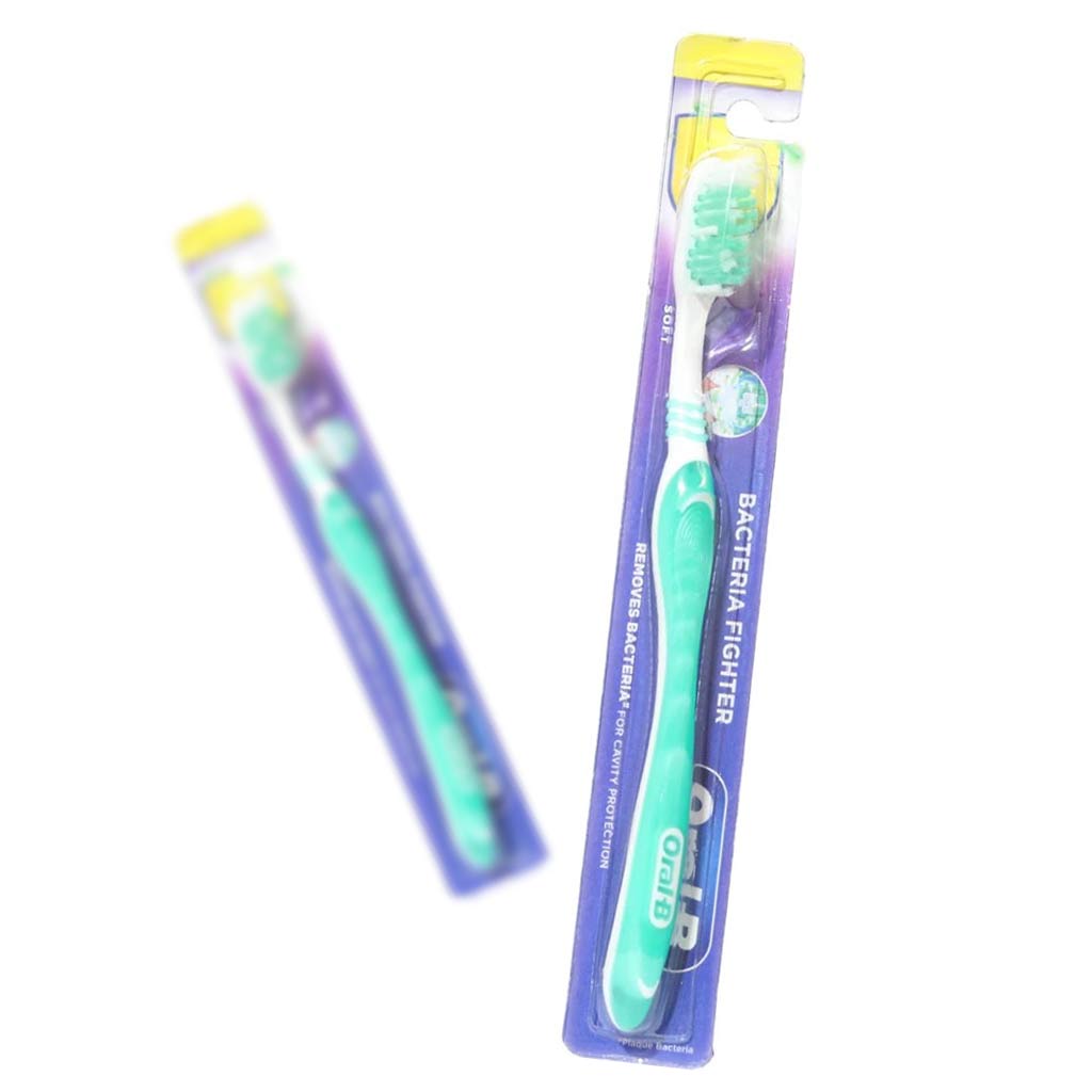 مسواک اورال-بی مدل BACTERIA FIGHTER با برس نرم
