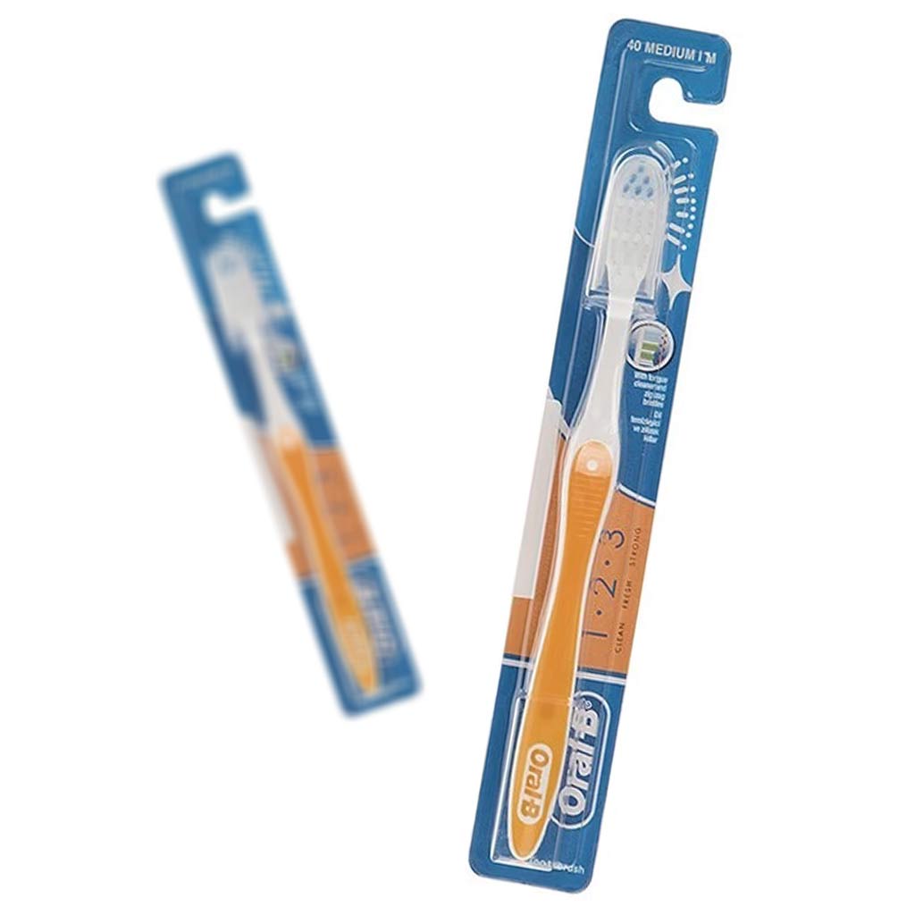 مسواک اورال-بی مدل 123 با برس متوسط