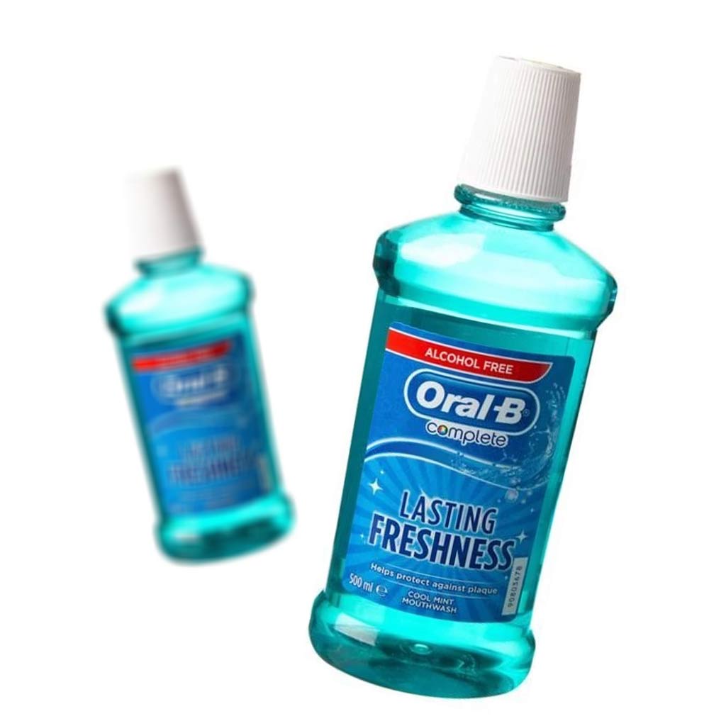 دهان شویه اورال-بی مدل complete حجم 500 میلی لیتر