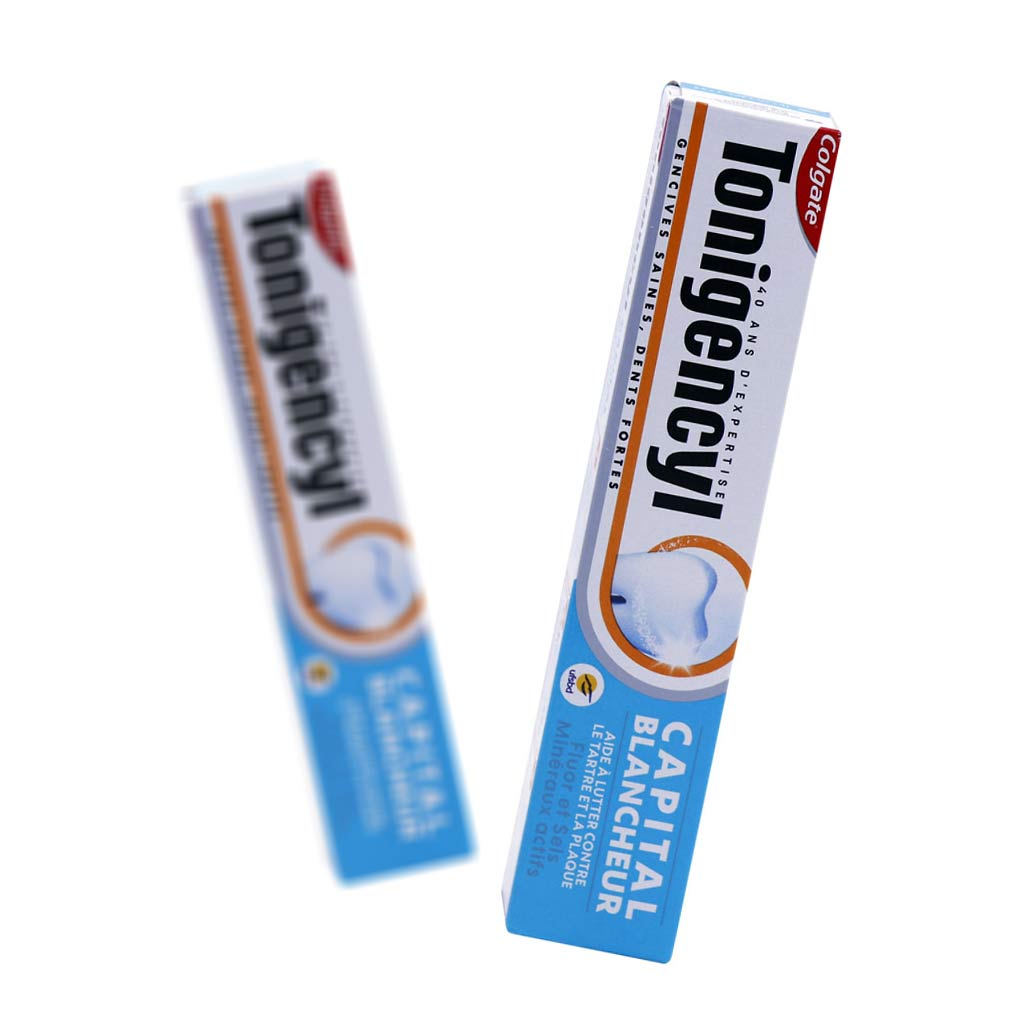 خمیر دندان کلگیت تونیجنسل Colgate Tonigencyl مدل Capital Blancheur حجم 75 میلی لیتر