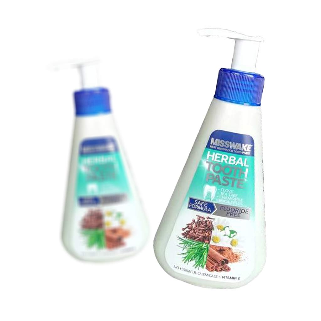 خمیردندان گیاهی بدون فلوراید میسویک پمپی ۱۸۵میل