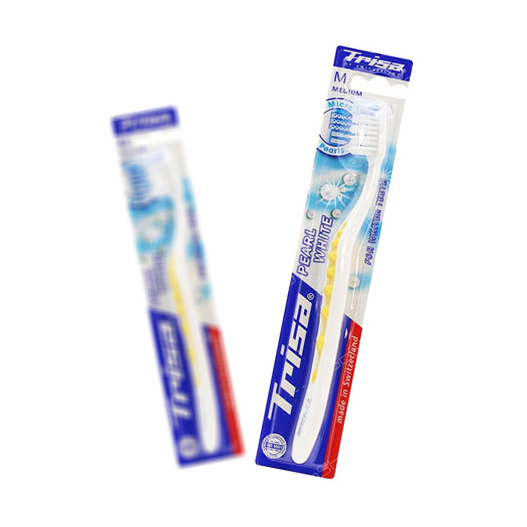 مسواک پرل وایت تریزا با برس نرم