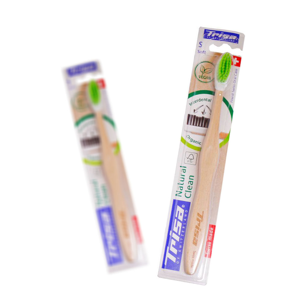 مسواک نچرال کلین با برس متوسط تریزا
