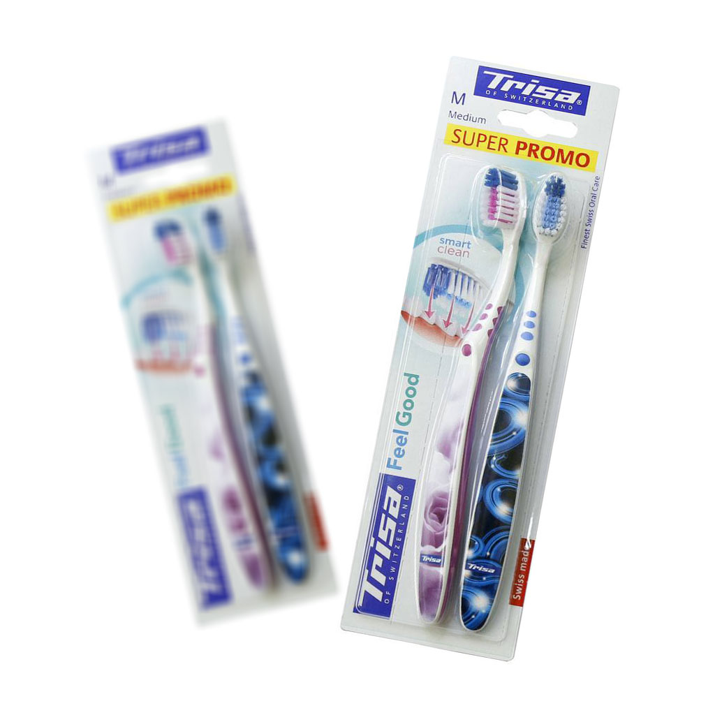 مسواک دوتایی فیل گود اسمارت کلین تریزا با برس نرم