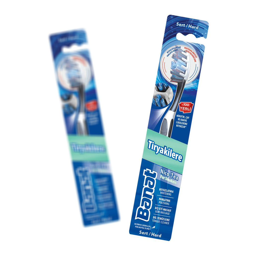 مسواک بنات مدل نیکوتی با برس سخت