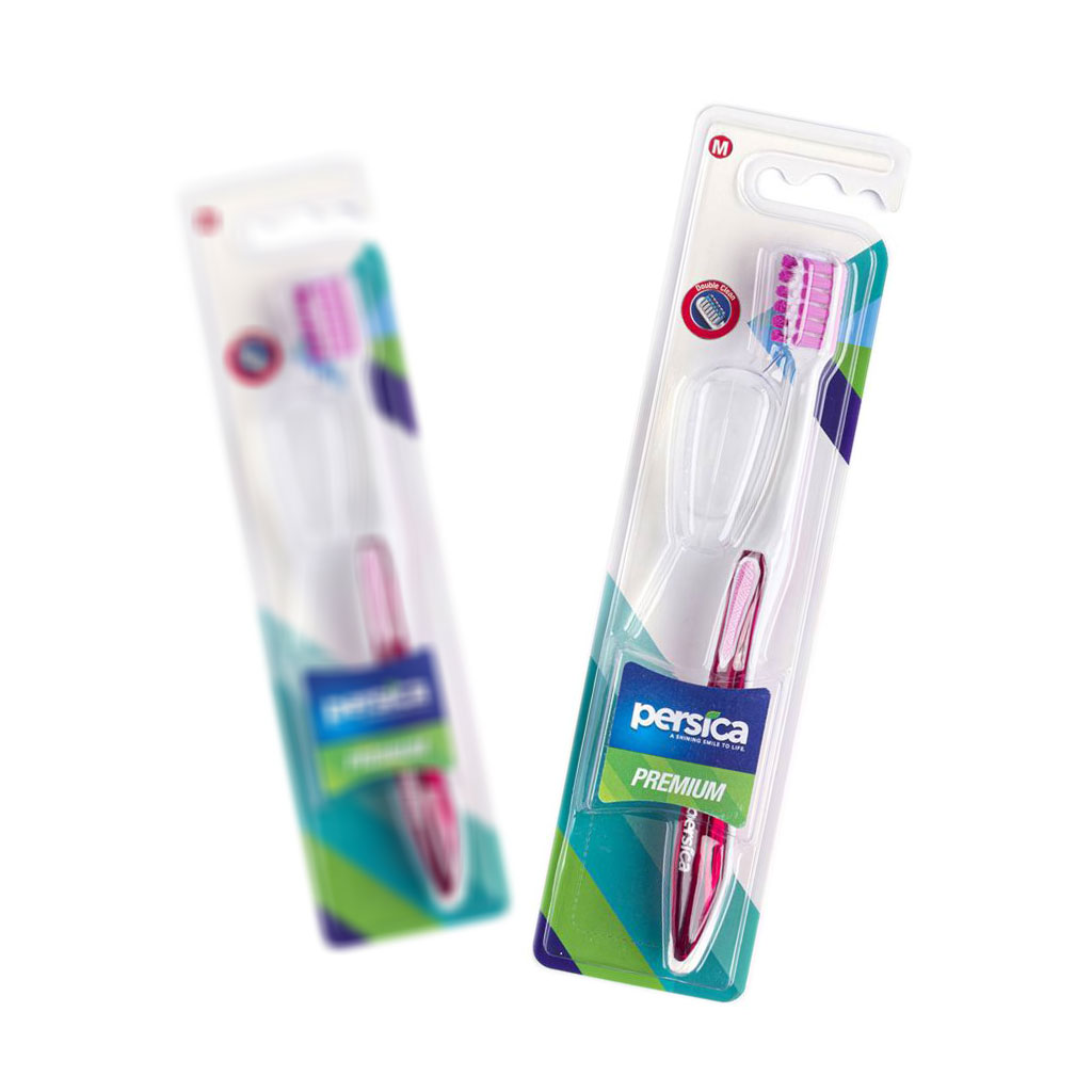 مسواک مدل پریمیوم با برس متوسط پرسیکا