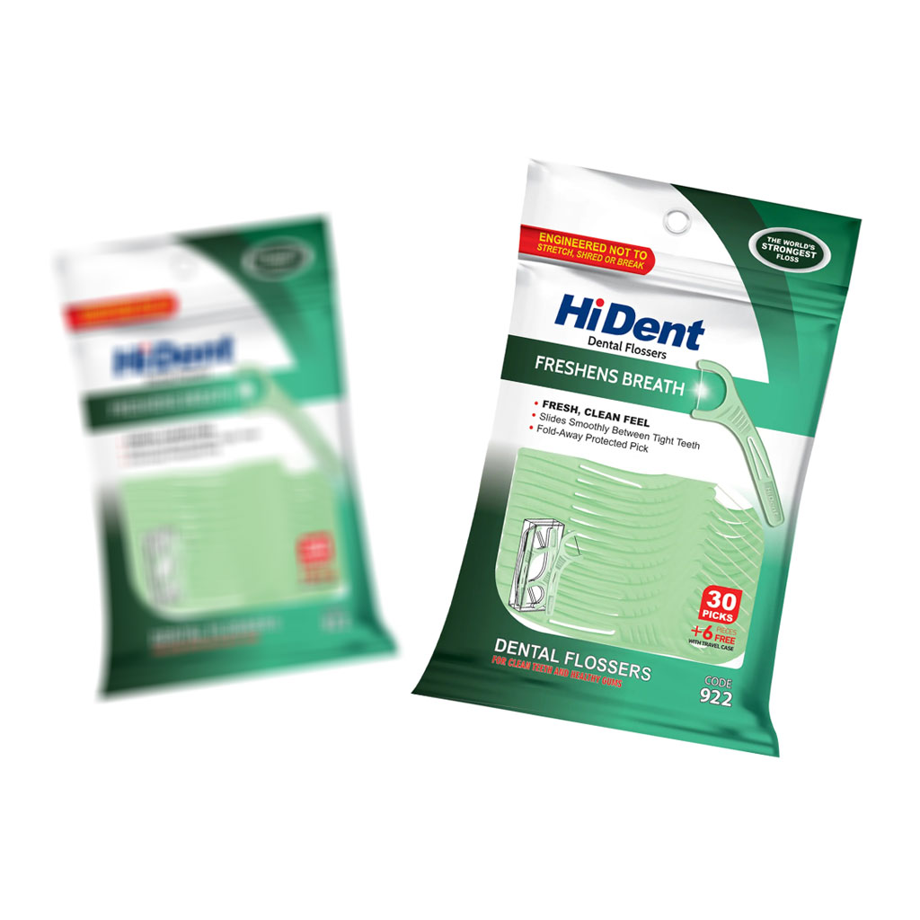 نخ دندان هایدنت کمانی بسته 30 عددی