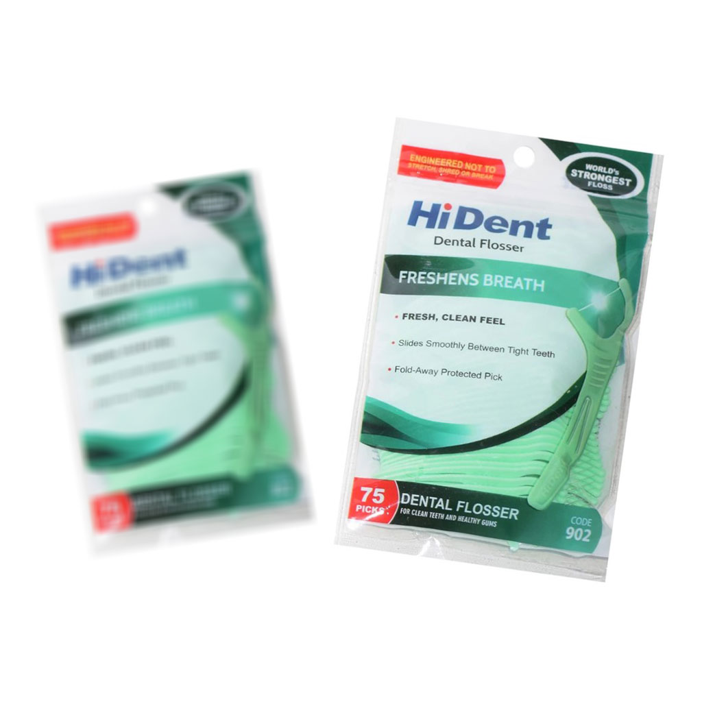 نخ دندان هایدنت کمانی بسته 75 عددی