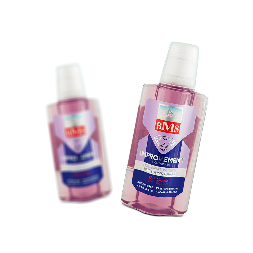 دهان‌شویه مناسب دندان‌های حساس بی ام اس BMS