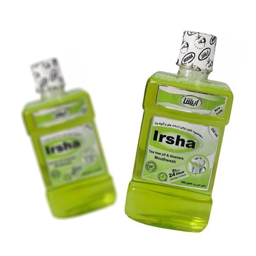 دهانشویه حاوی روغن درخت چای و آلوئه ورا ایرشا