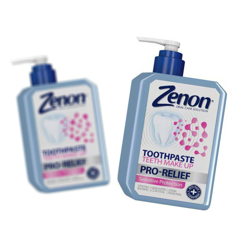 خمیر دندان پمپی زنون مناسب لثه های حساس مدل Pro Relief حجم 230 میلی لیتر