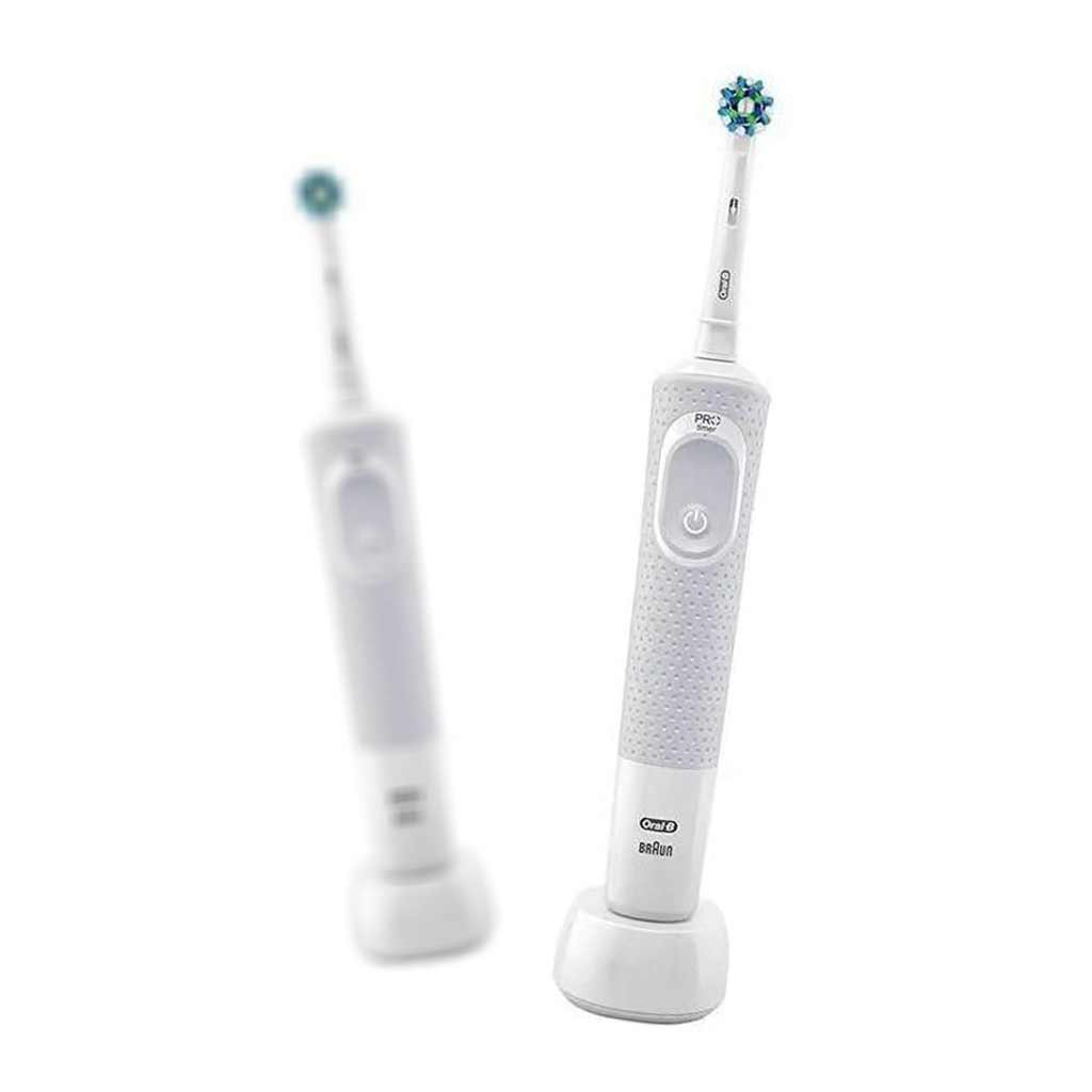 مسواک برقی اورال بی مدل Cross Action Vitality 170 رنگ سفید+۲عدد سری مسواک