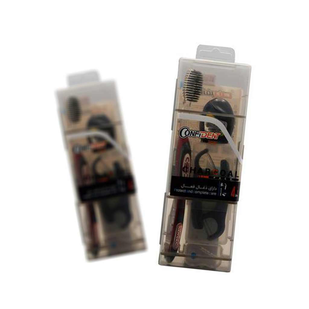 پک مراقبت از دهان و دندان کانفیدنت مدل ذغالی