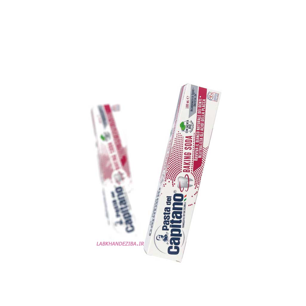 خمیر دندان حاوی جوش شیرین سودا کاپیتانو اورجینال ایتالیا
