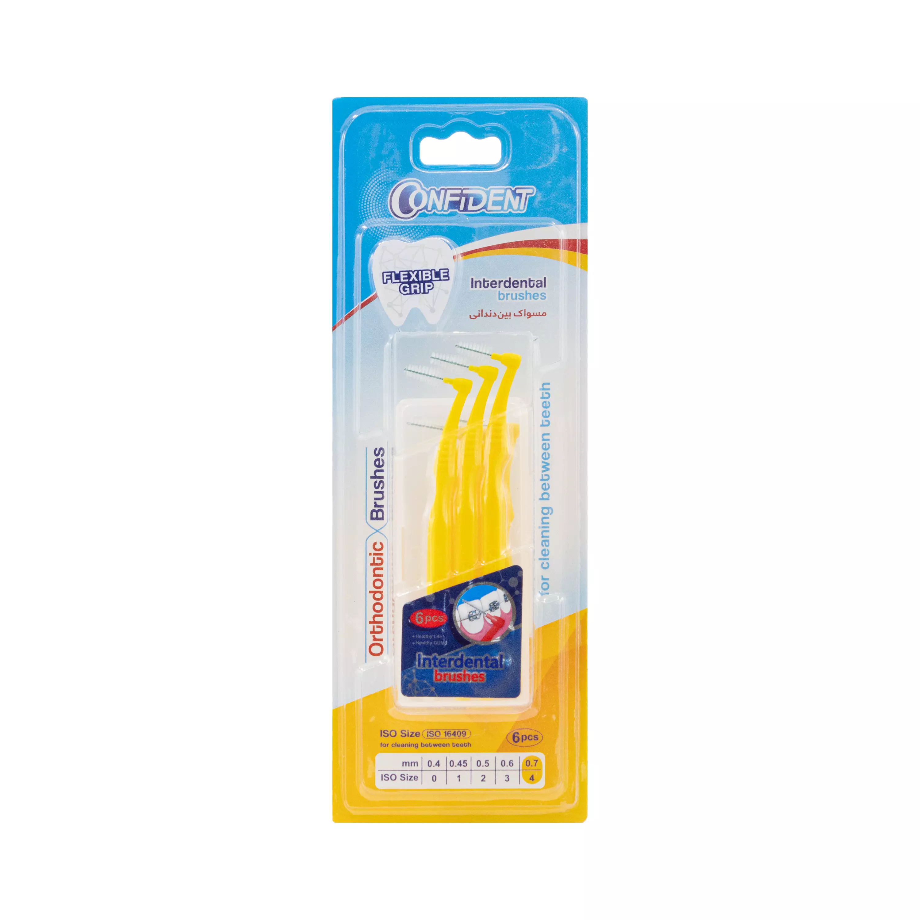 مسواک  بین دندانی کانفیدنت سایز چهار