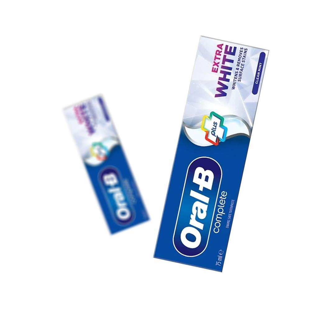 خمیر دندان اورال-بی مدل plus extra white new حجم 75 میلی لیتر
