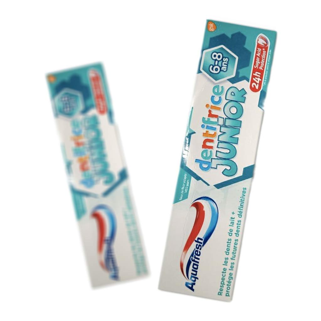 خمیر دندان آکوا فرش کودک Aquafresh Dentifrice Junior بالای ۶ سال