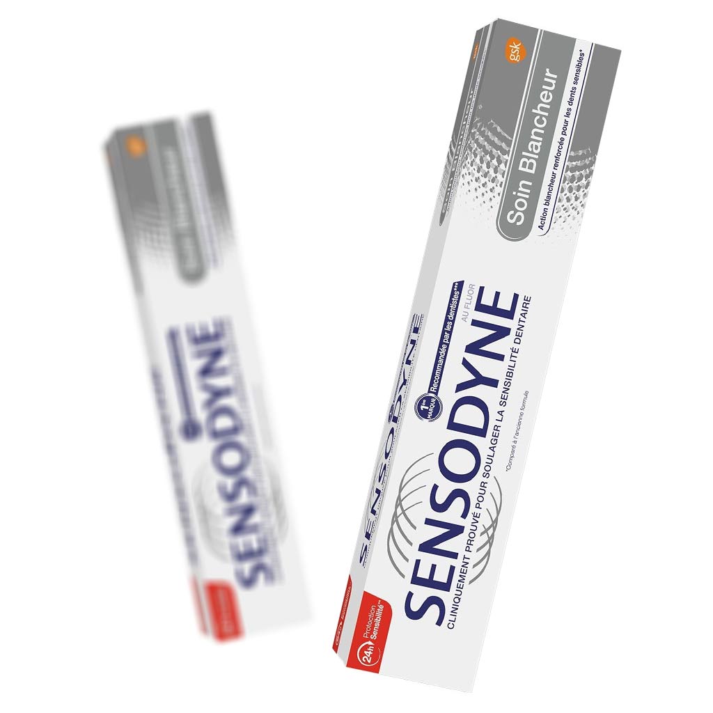 خمیردندان سفیدکننده سنسوداین Sensodyne Soin Blancheur حجم 75 میلی لیتر