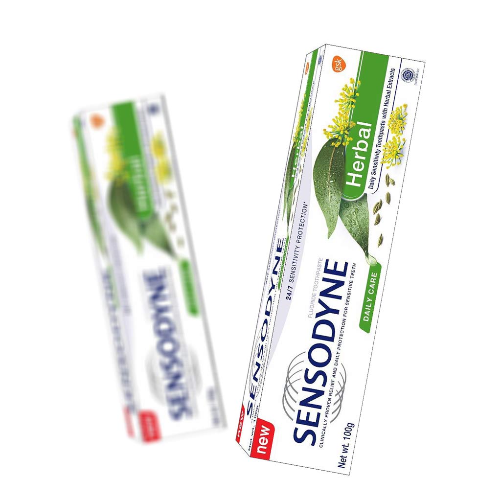 خمیردندان گیاهی دندان های حساس سنسوداین Sensodyne Herbal