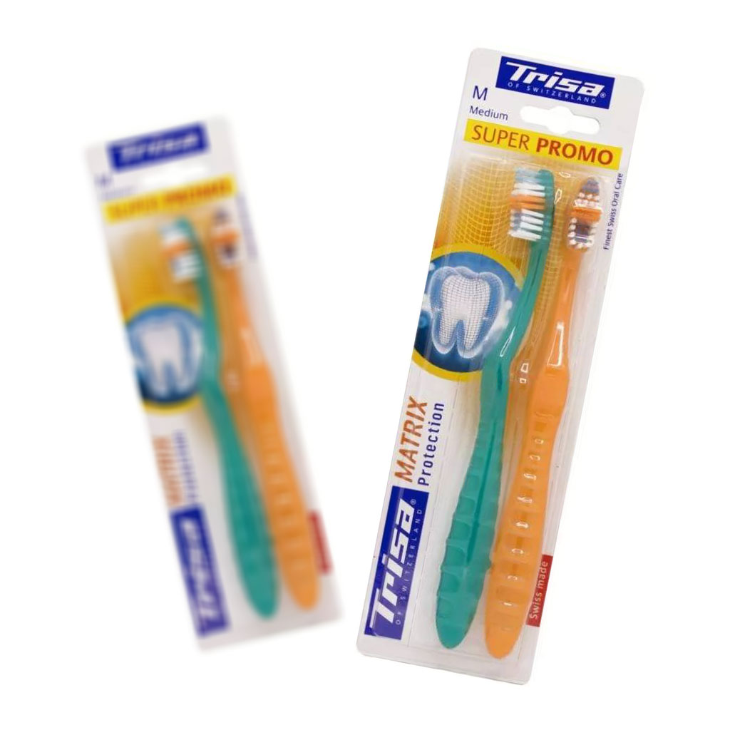 مسواک تریزا ماتریکس ۲عددی با برس نرم