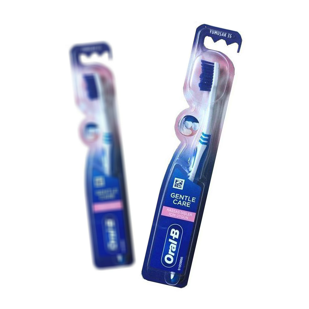 مسواک اورال بی مدل Gentle Care با برس نرم