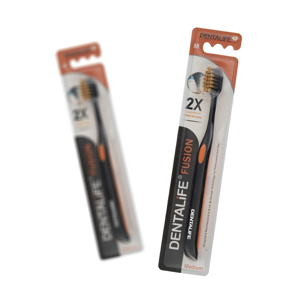 مسواک دنتالایف FUSION با برس متوسط