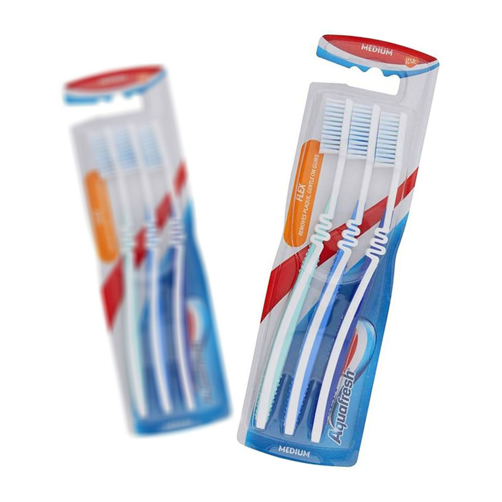 مسواک کلین اند فلکس آکوا فرش بسته ۳ عددی