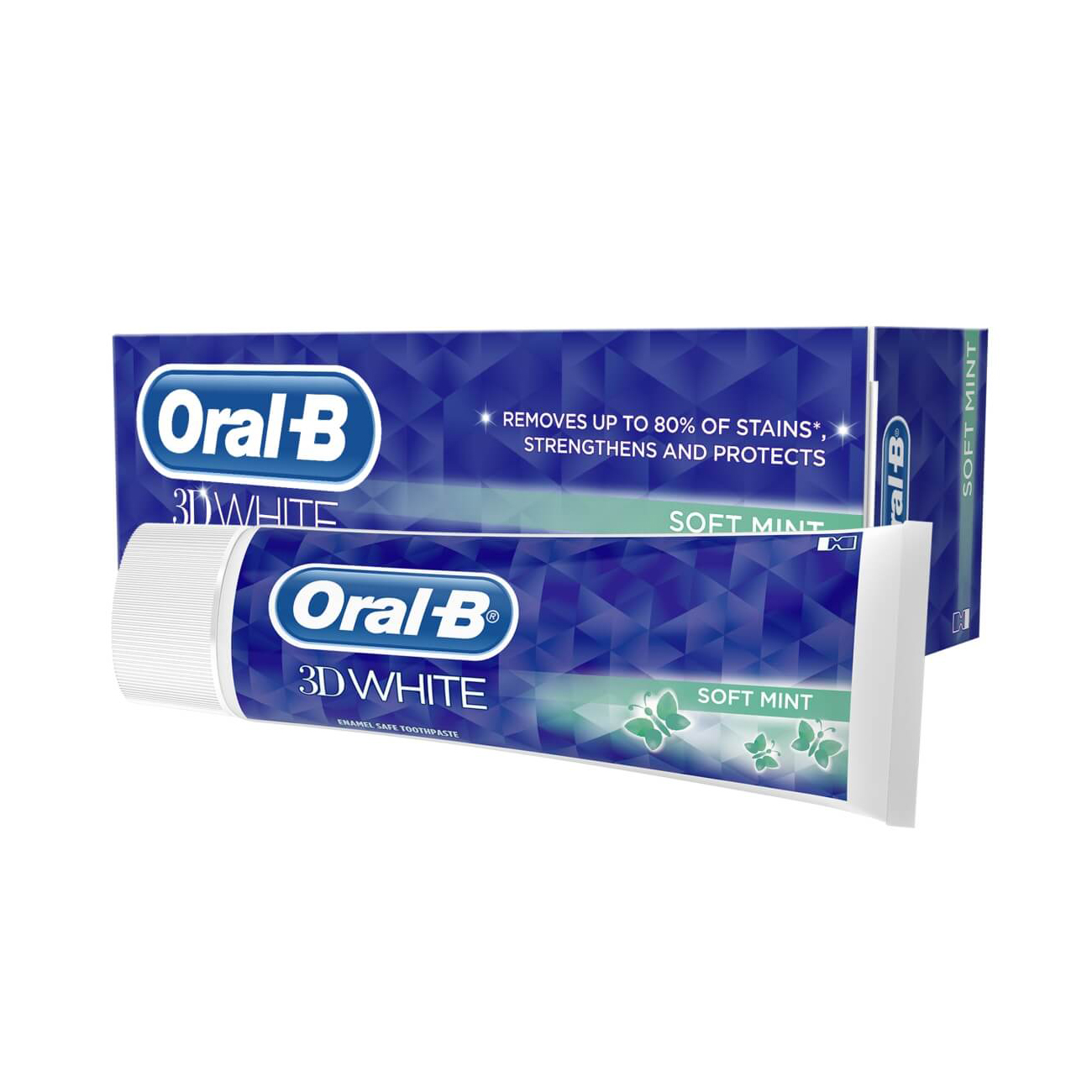 خمیر دندان اورال-بی مدل 3D WHITE نعنایی حجم 75 میل