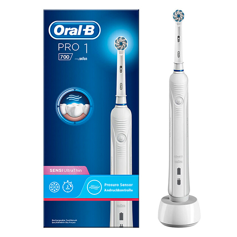 مسواک برقی اورال بی مدل Pro 1 700 Sensi Ultra Thin