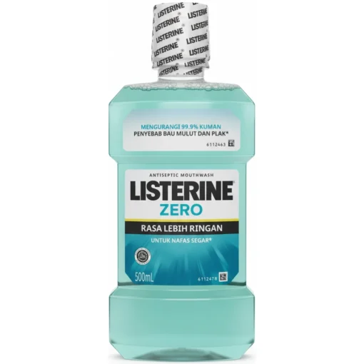 دهان شویه ضدعفونی کننده لیسترین بدون الکل مناسب لثه حساس 250 میلی لیتر