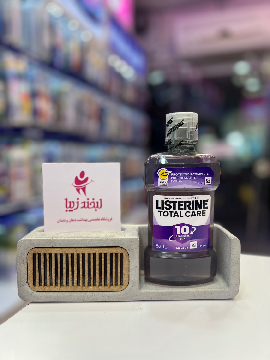 دهانشویه لیسترین مدل Total Care حجم ۲۵۰ میلی‌لیتر