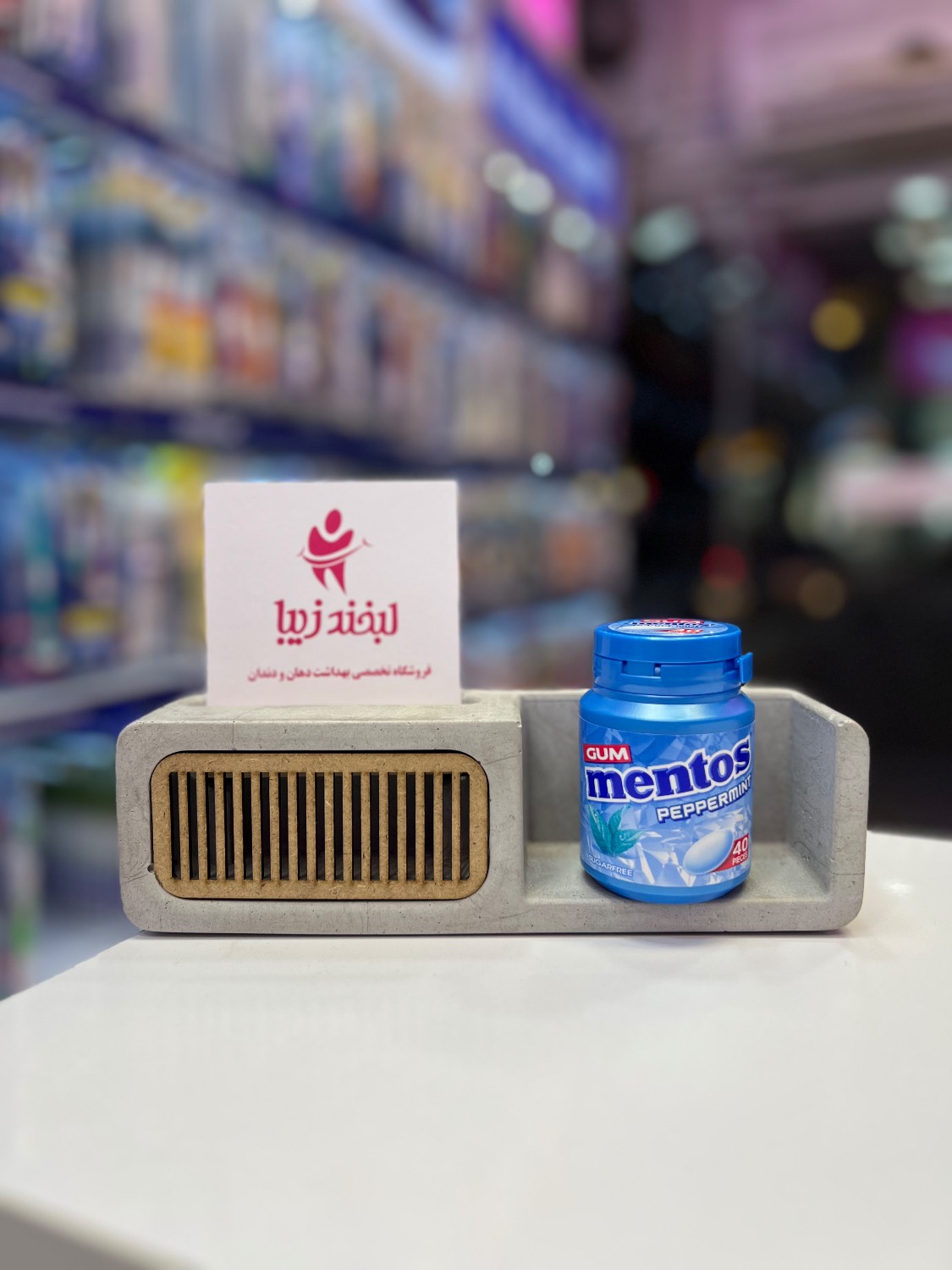 آدامس منتوس با طعم نعناع فلفلی Mentos Peppermint Chewing Gum